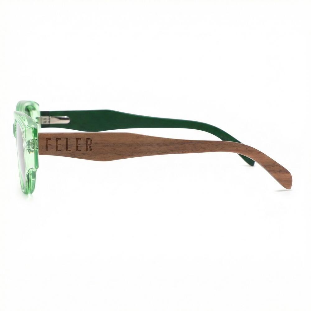Occhiali da Sole Feler 1616-3 Polarizzati in Legno Unisex 55 mm 3/6