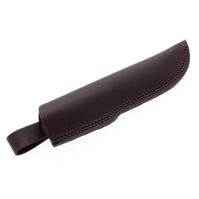 Cutit Helle Nordlys, teaca piele, lama 122 mm