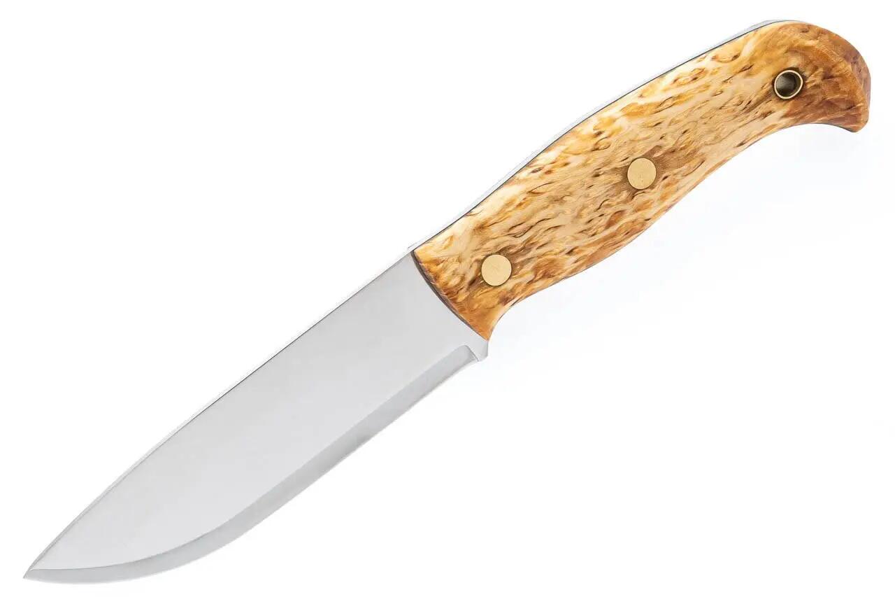 Cutit Helle Nordlys, teaca piele, lama 122 mm 6/8