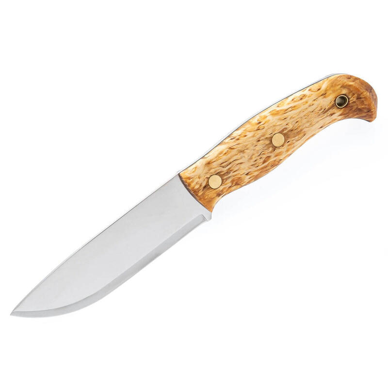 Cutit Helle Nordlys, teaca piele, lama 122 mm