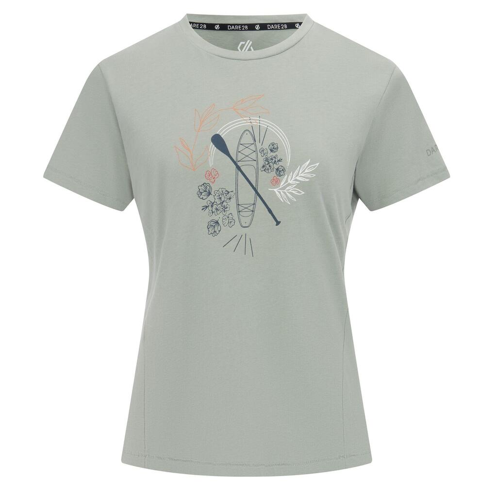 Womens/Ladies Tranquility III Boat TShirt (Glacier Green)