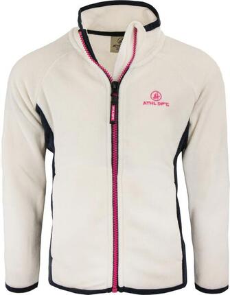 Sweat zippé enfant Athl. dpt Alizée, blanc