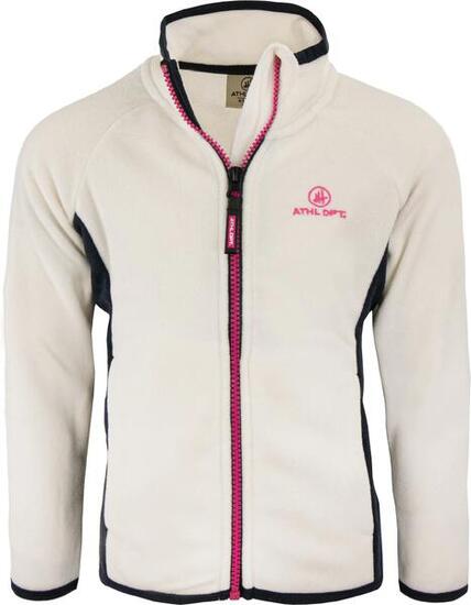 Sweat zippé enfant Athl. dpt Alizée, blanc