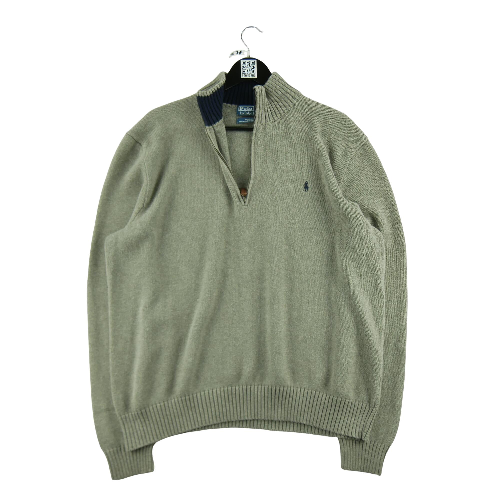 RALPH LAUREN Reconditionné - Pull Homme col camionneur quarter-zip - Excellent