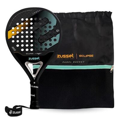 Padel racket eclipse 12k carbon, ronde vorm - controle & comfort