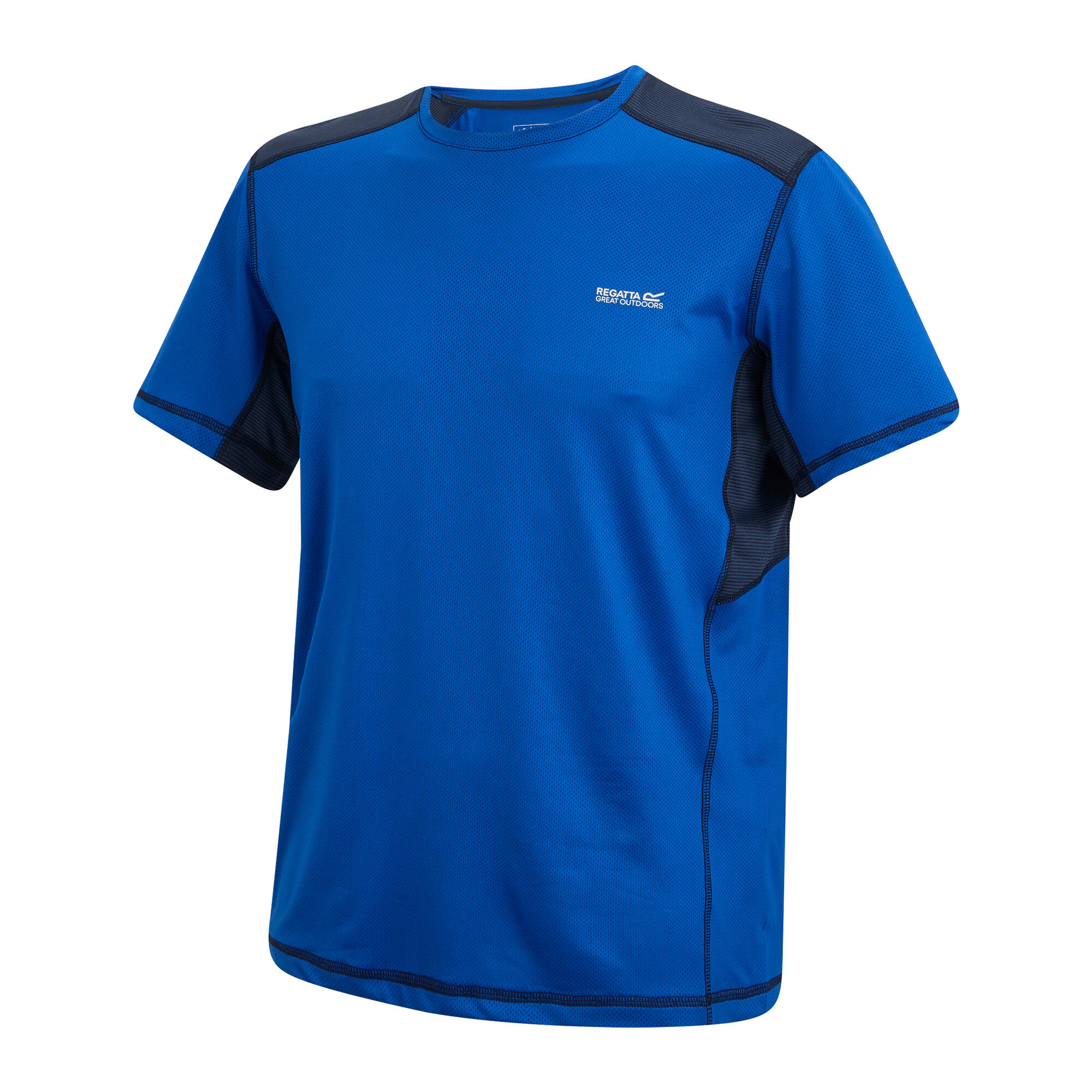T-Shirt Virda Homem (Azul Olímpico / Azul Marinho) 3/5