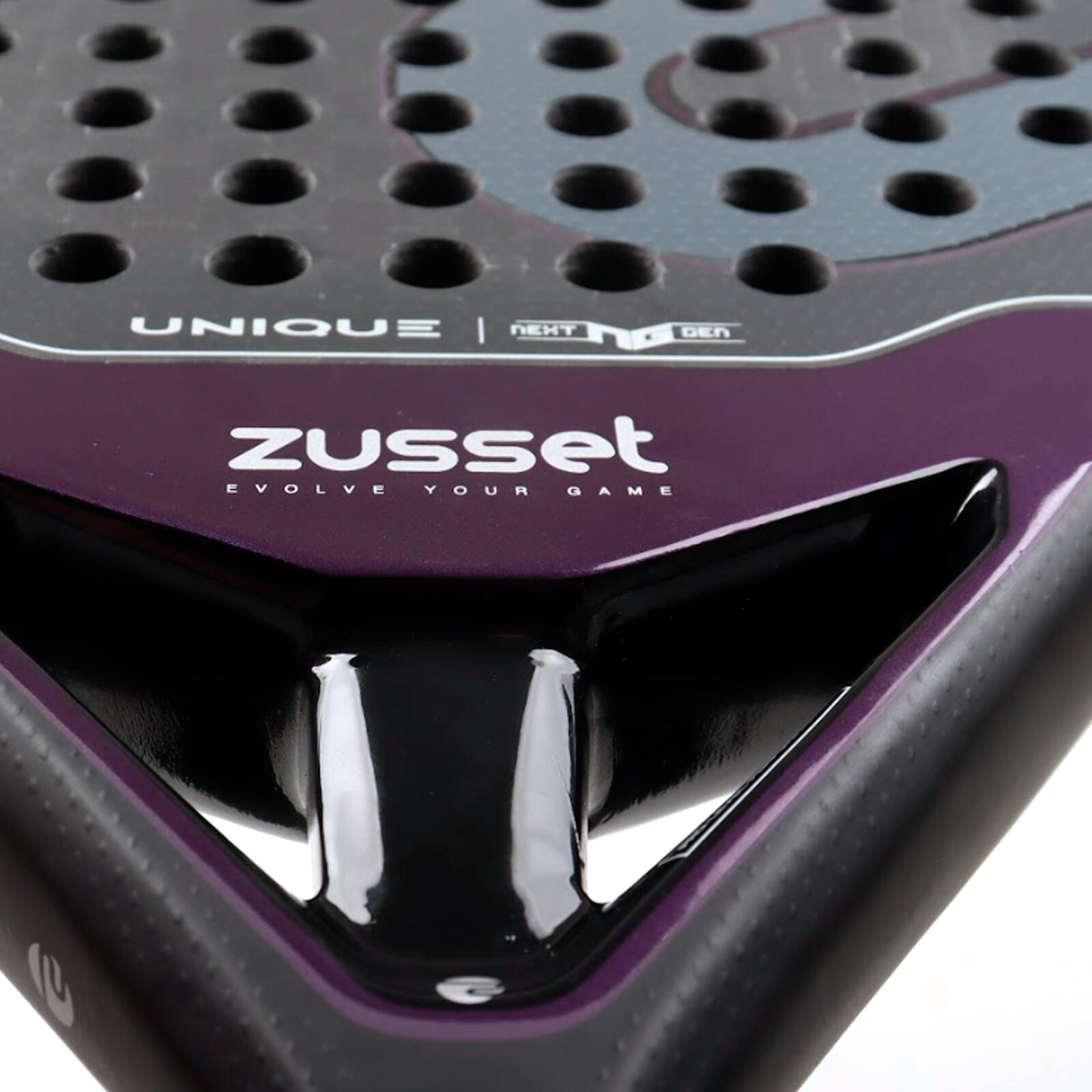 Raquete de padel UNIQUE 12K carbono, formato gota – equilíbrio médio-alto 3/7