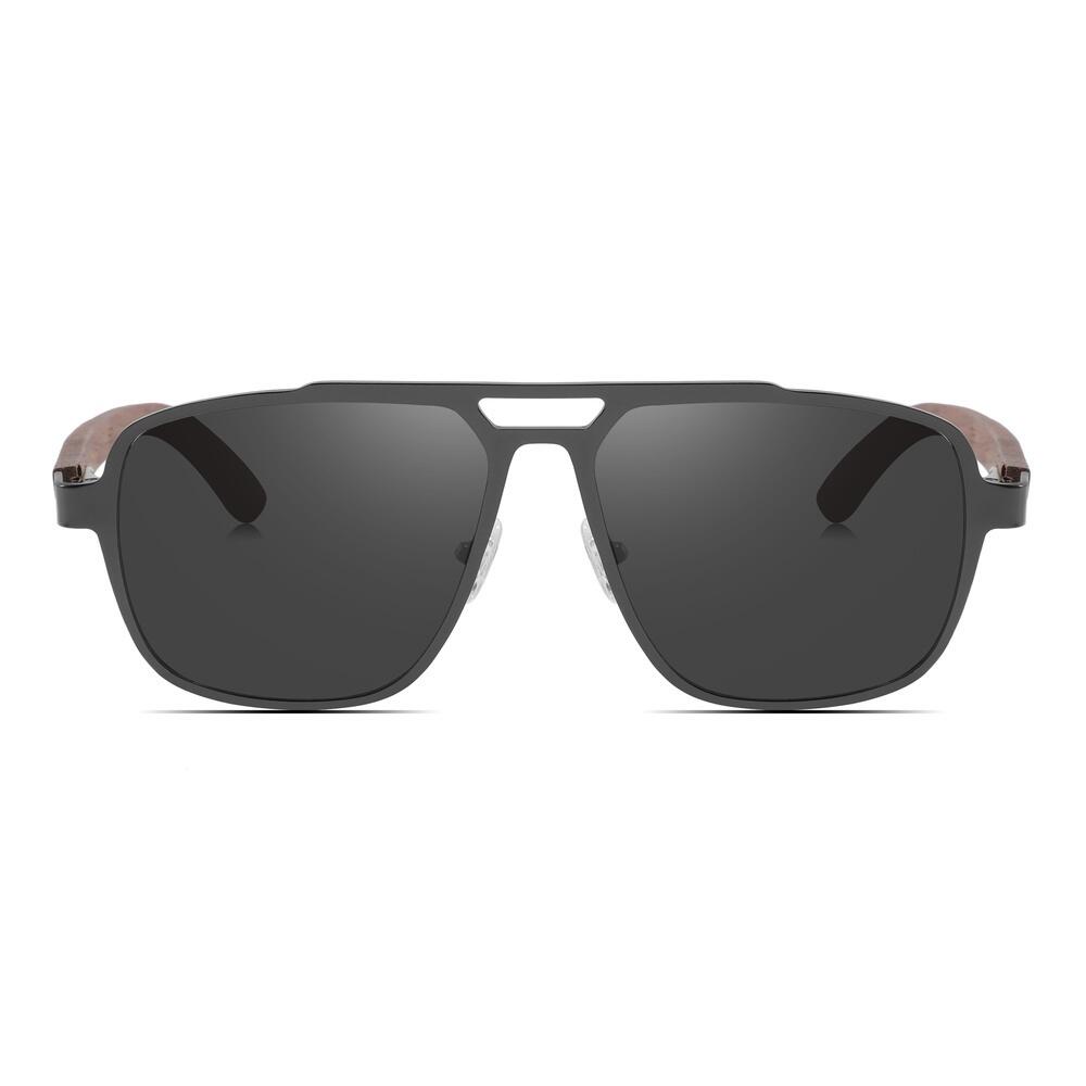 Lunettes de soleil en bois Feler 2517-21 unisexe, taille 56 mm 2/4