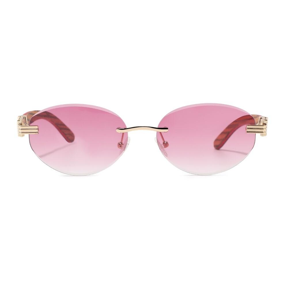 Lunettes de soleil en bois Feler 2820-5 unisexe, taille 51 mm 2/5