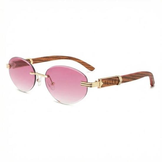 Sonnenbrille aus Holz Feler 2820-5 Unisex, Größe 51 mm