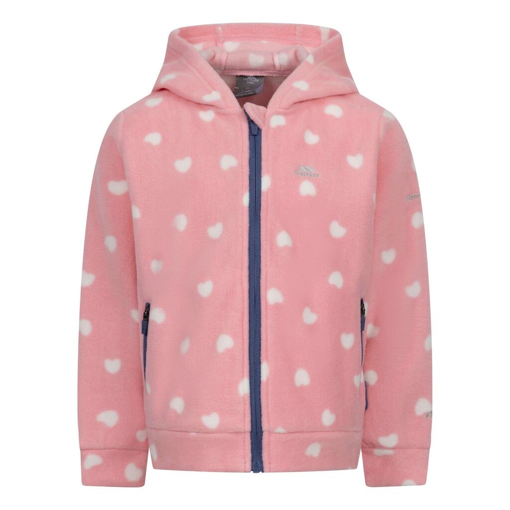 Girls Breigh Fleece Jacket (Baby Pink)