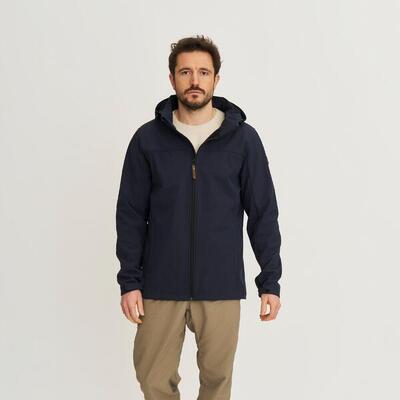 Mikkel heren - softshell jas - waterdicht - navy