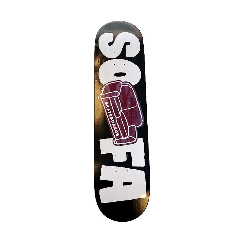 Deck Logo 8.0 - Red - Sofa Skateboards