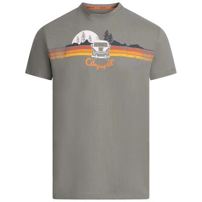 Heren cromer ii bedrukt casual tshirt (denim blauw)