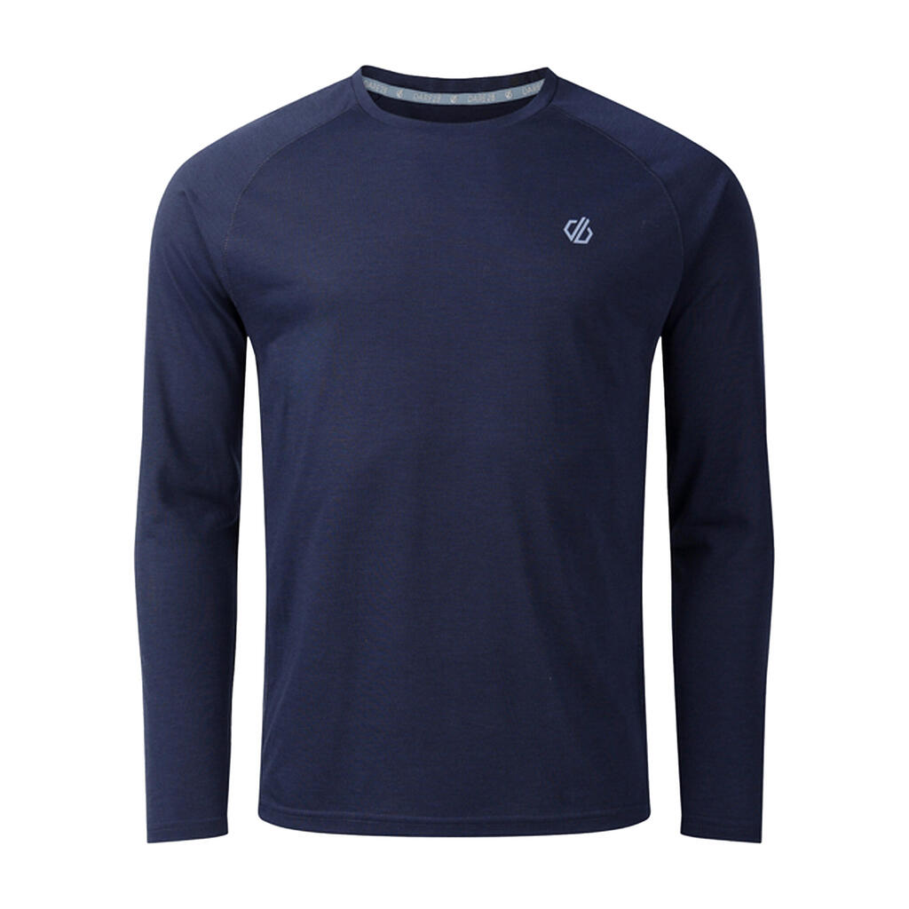 Mens Agile LongSleeved TShirt (Navy)