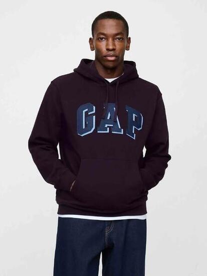 Sweatshirt à capuche Gap pour homme violet