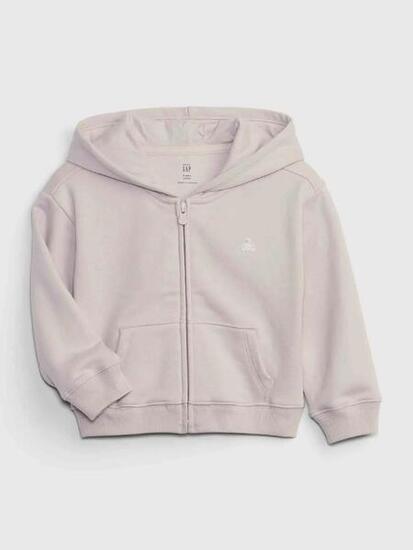 Sweat à capuche bébé fille Gap rose