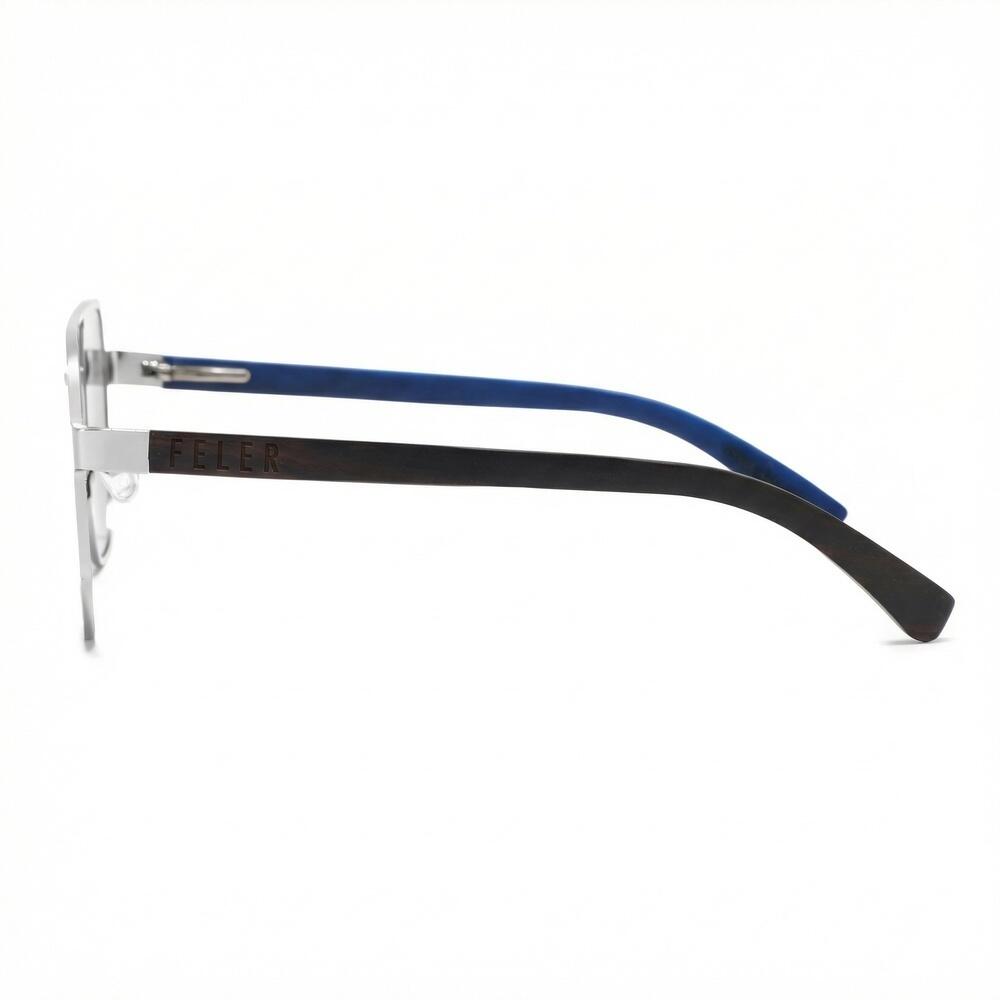 Sonnenbrille aus Holz Feler 2801M-4 Unisex, Größe 60 mm 3/6