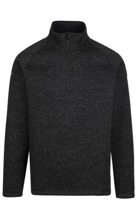 Polaire Trespass Corsham homme noir chiné