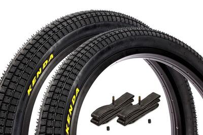 Bmx banden set kenda k1040 20 x 2,25 inch + binnenband av