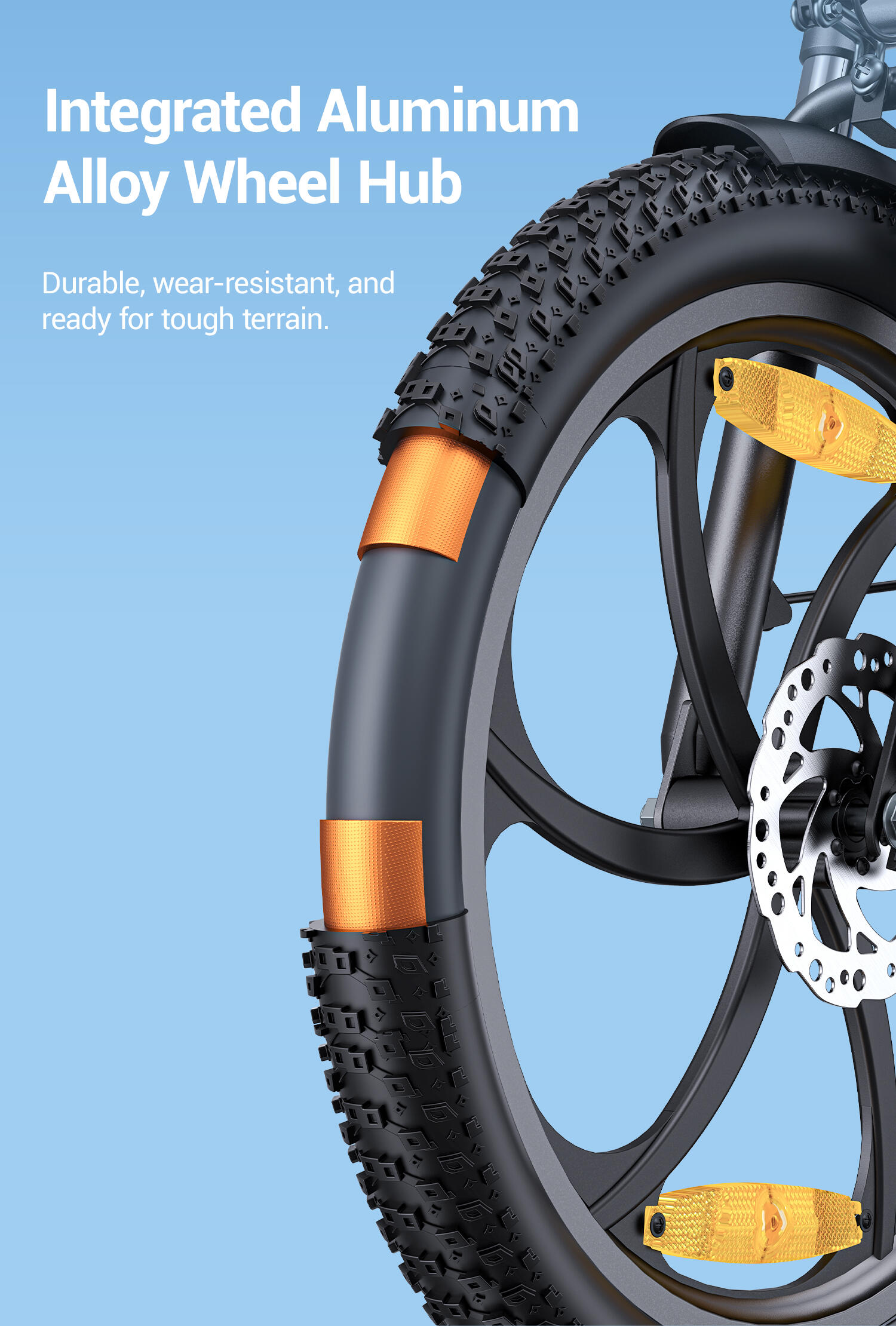 Bicicleta eléctrica plegable Hillmiles Mile2 de 250 W con autonomía de 100 km y 7/7