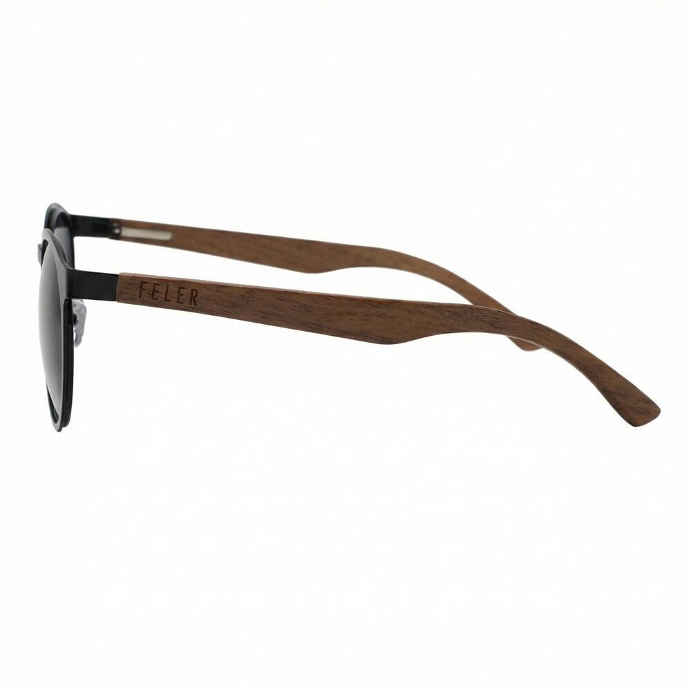 Sonnenbrille Feler 1513-1 Polarisiert aus Holz Unisex 60 mm 2/5