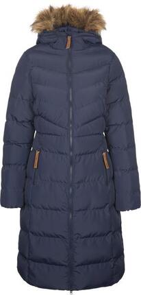 Trespass Audrey Damen Steppjacke mit Kunstfellbesatz - Schwarz