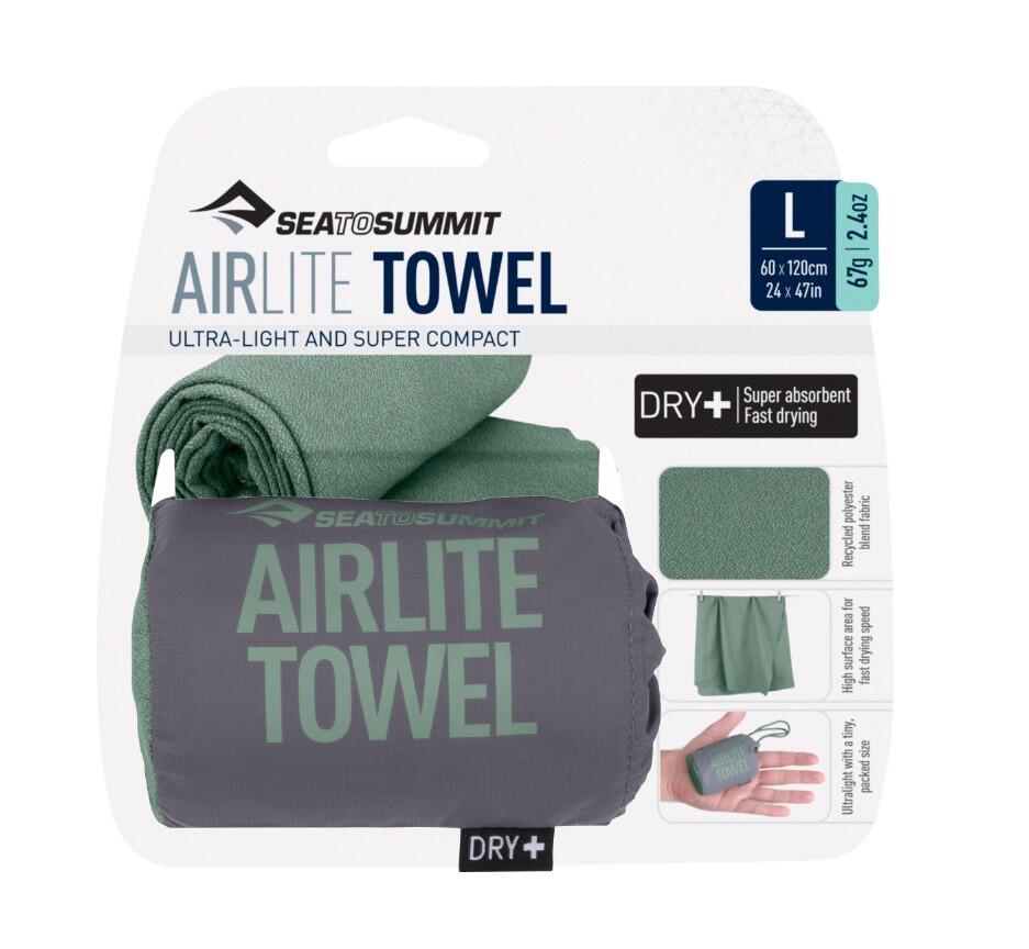 Ręcznik turystyczny Airlite Towel L - Sage (60 X 120 Cm) 7/7
