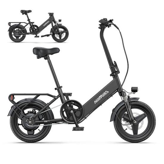 Vélo électrique pliant Hillmiles Mile1 250 W, autonomie de 60 km, batterie dissi