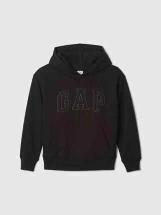Sweat à capuche enfant Gap logo - Noir