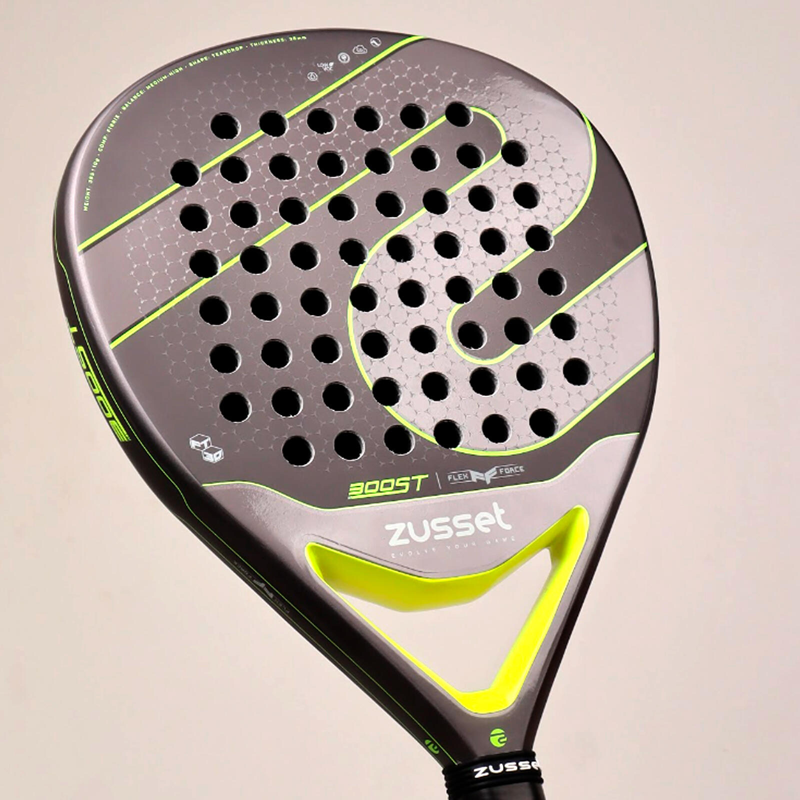 Raquete de padel BOOST, formato gota – potência & dinamismo para evolução 3/7