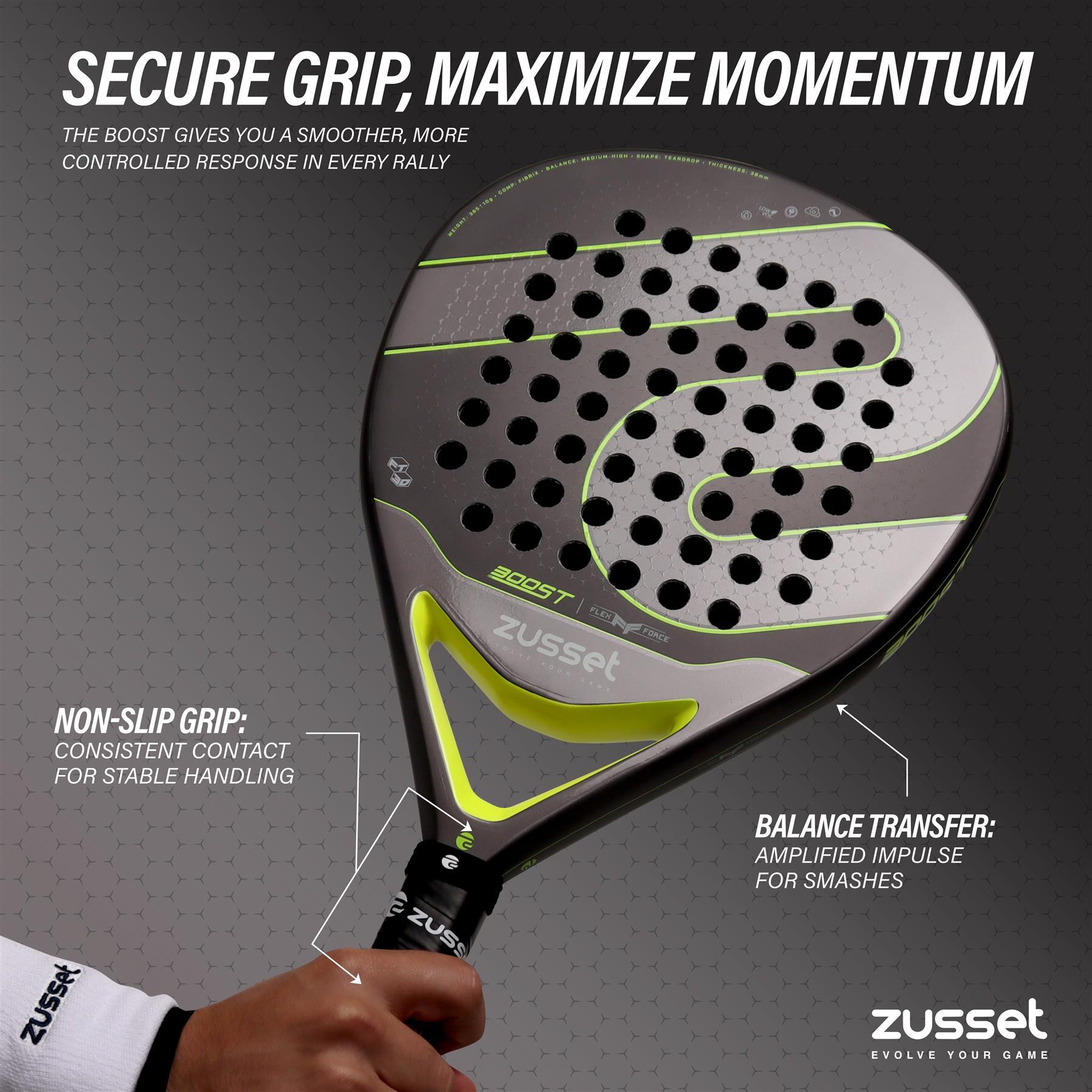 Raquete de padel BOOST, formato gota – potência & dinamismo para evolução 6/7