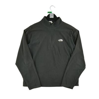 Tweedehands - heren tnf zwarte fleece trui - zeer goede staat