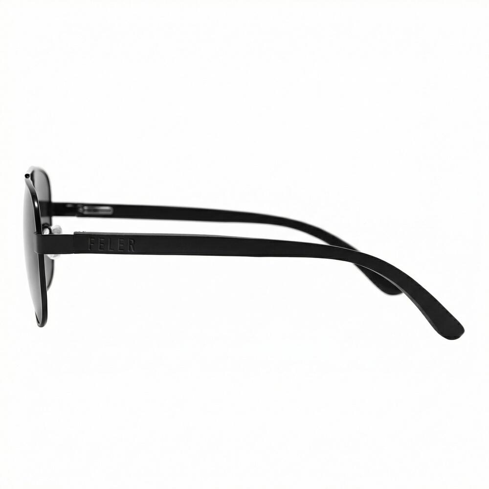 Lunettes de soleil en bois Feler 2717-1 unisexe, taille 52 mm 3/6