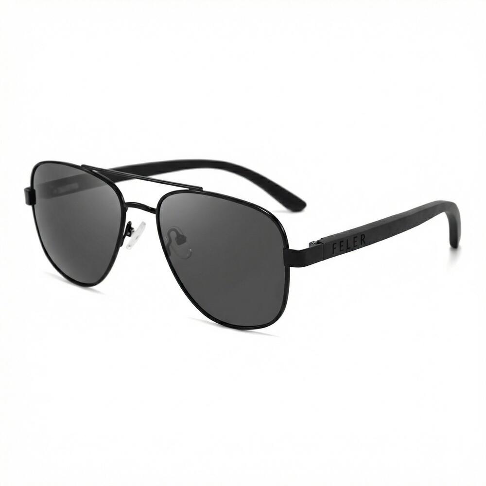 Sunglasses Feler 2717-1 Polarized Wood Unisex 52 mm
