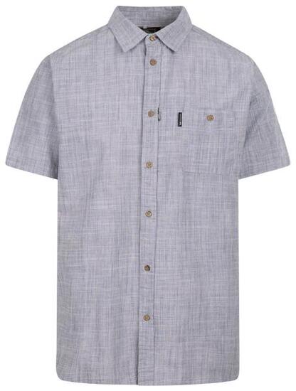Trespass Basham - Camicia casual da uomo in tessuto Pavone scuro