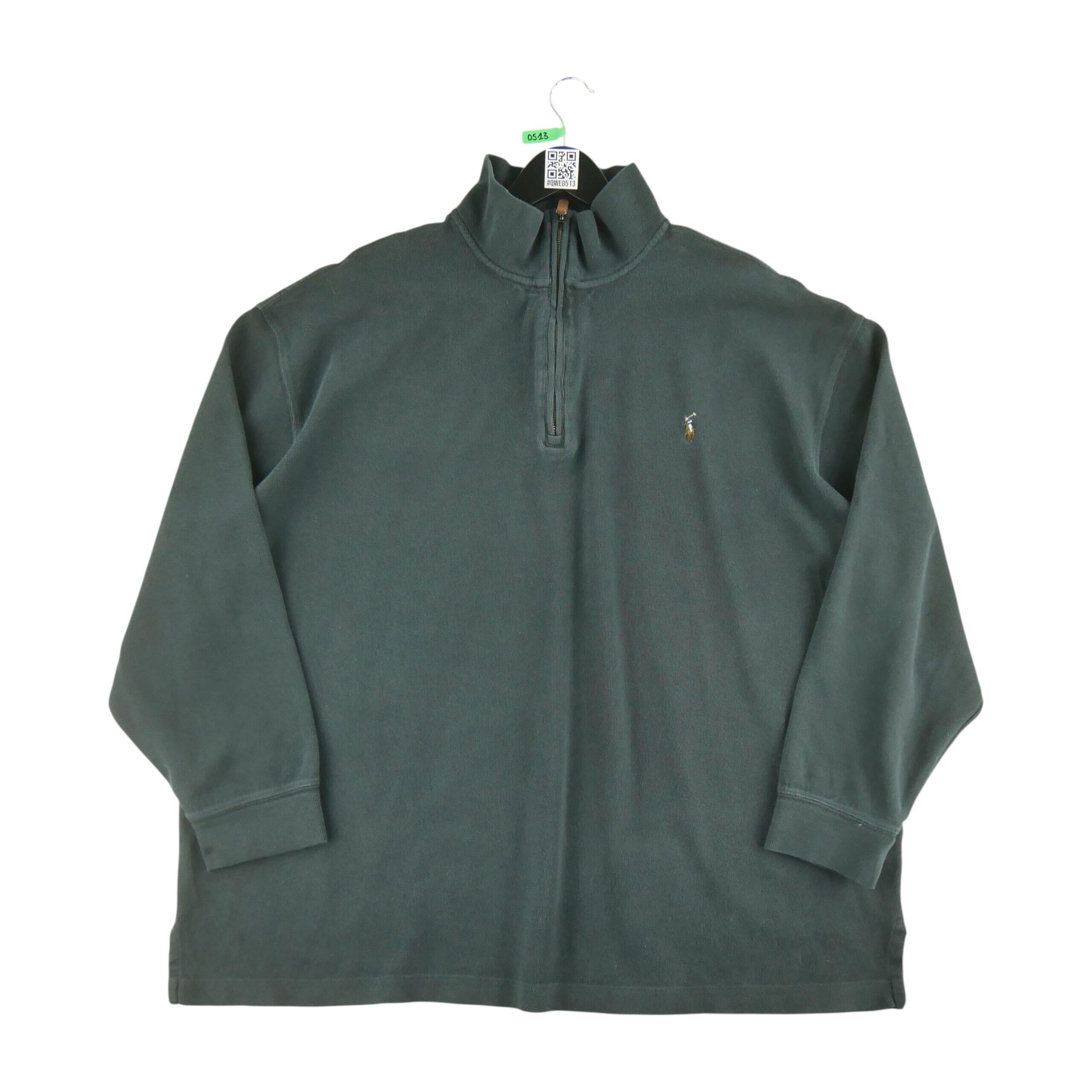 RALPH LAUREN Reconditionné - Pull Homme col camionneur Noir - Très Bon État