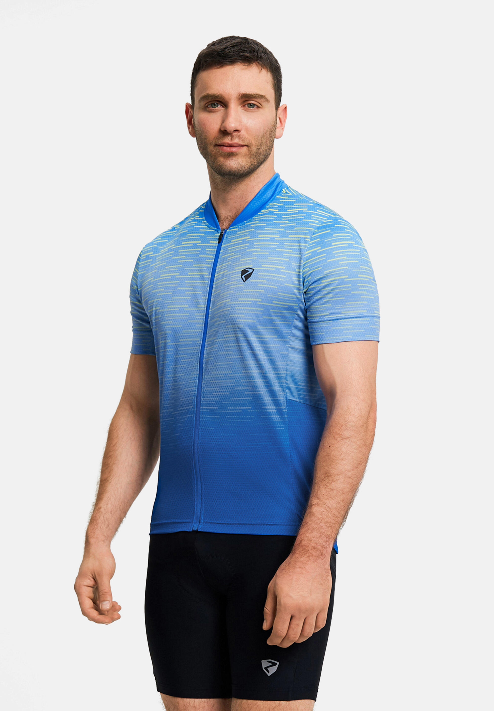 Kurzärmeliges Radtrikot NELETE-Z blau 5/5