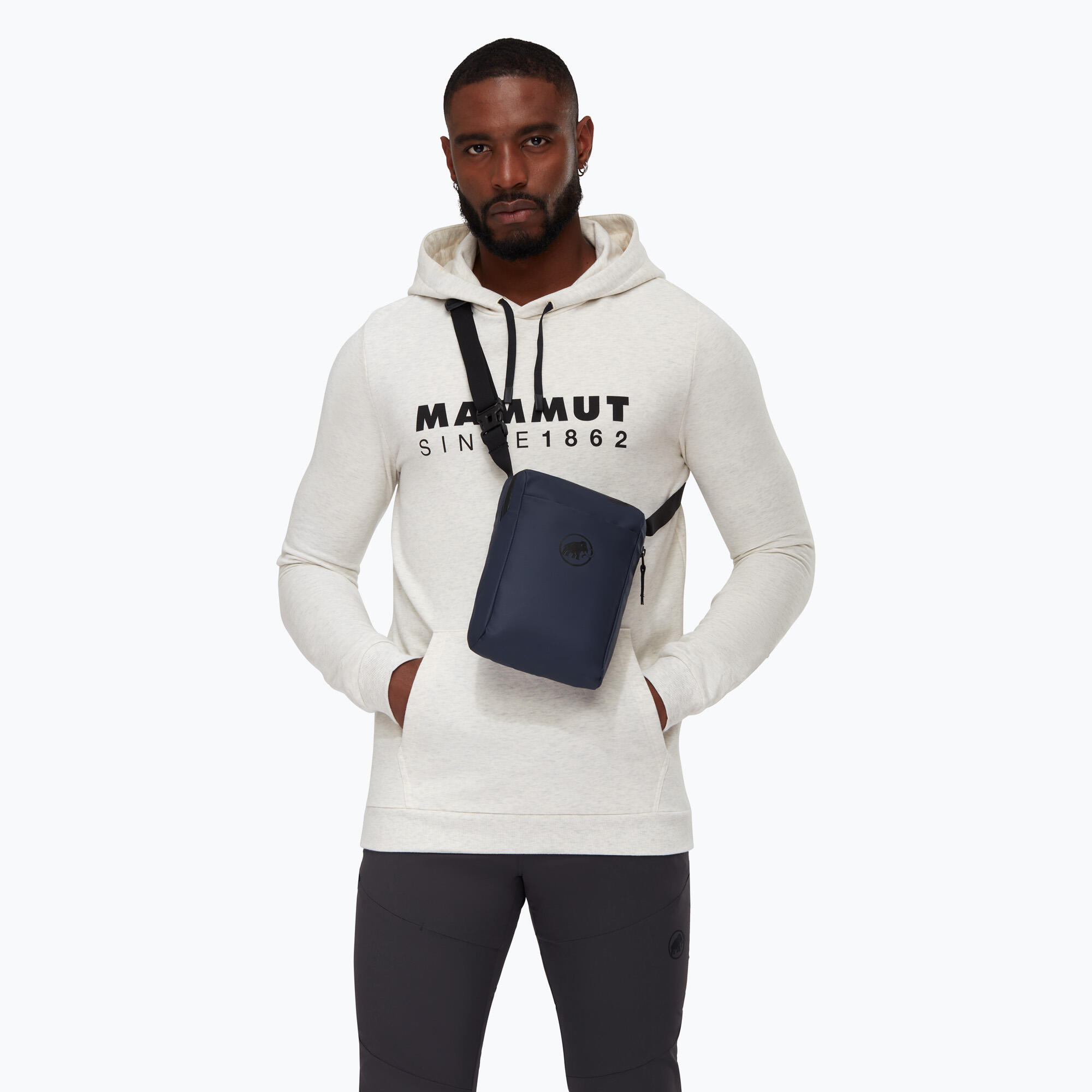 Sac bandoulière Mammut Seon Pouch 2 L, polyamide bleu DWR, 16,5x23x5 cm 6/7