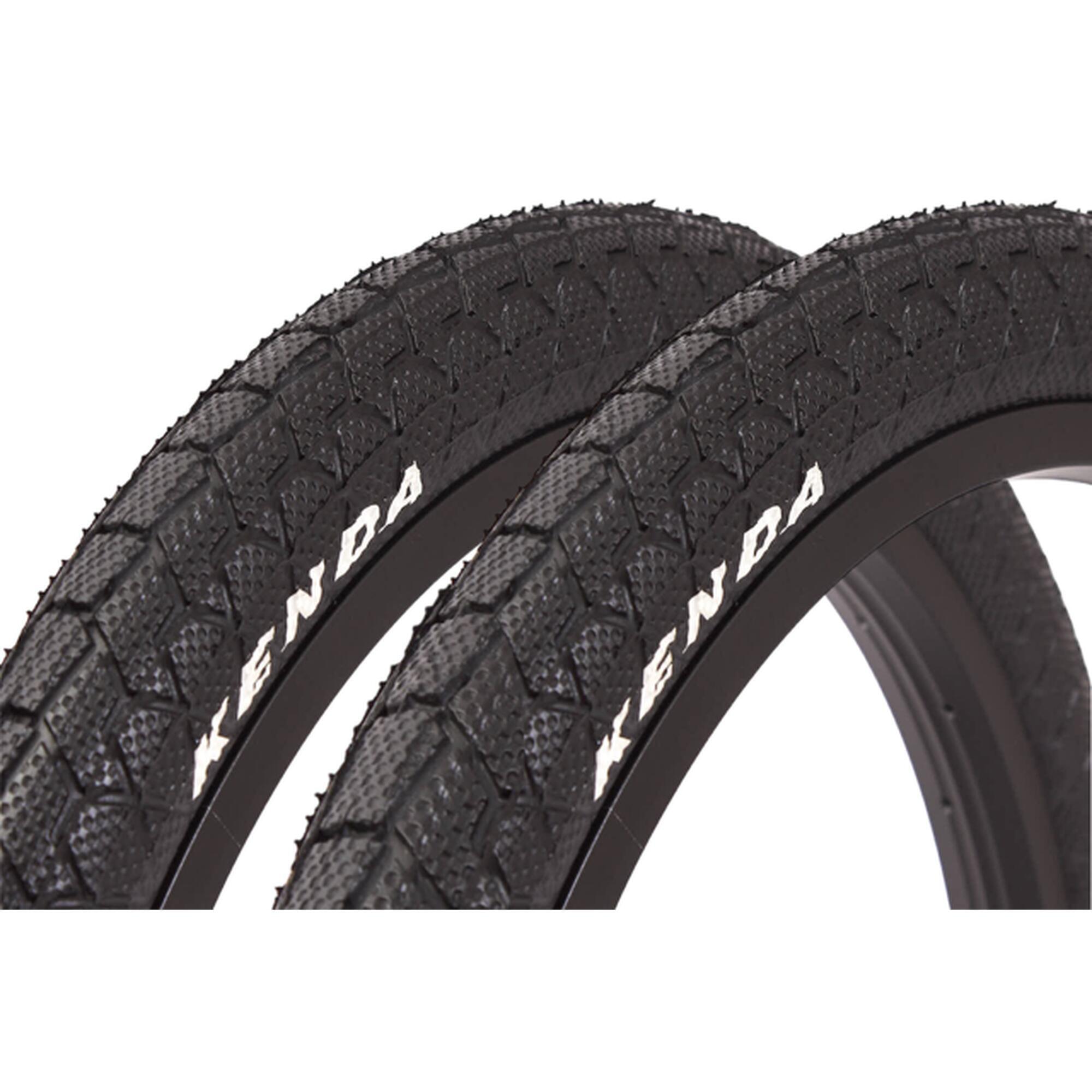 KENDA Sada plášťů BMX KENDA 20 palců x 1,95 palce černé