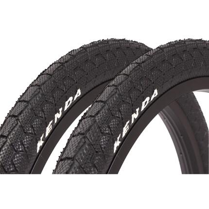 Zestaw opon BMX KENDA 20 cali x 1,95 cala czarny