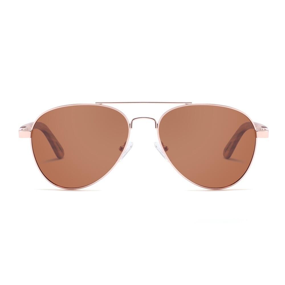 Lunettes de Soleil Feler 1705-2 Polarisées en Bois Unisexe 56 mm 2/6
