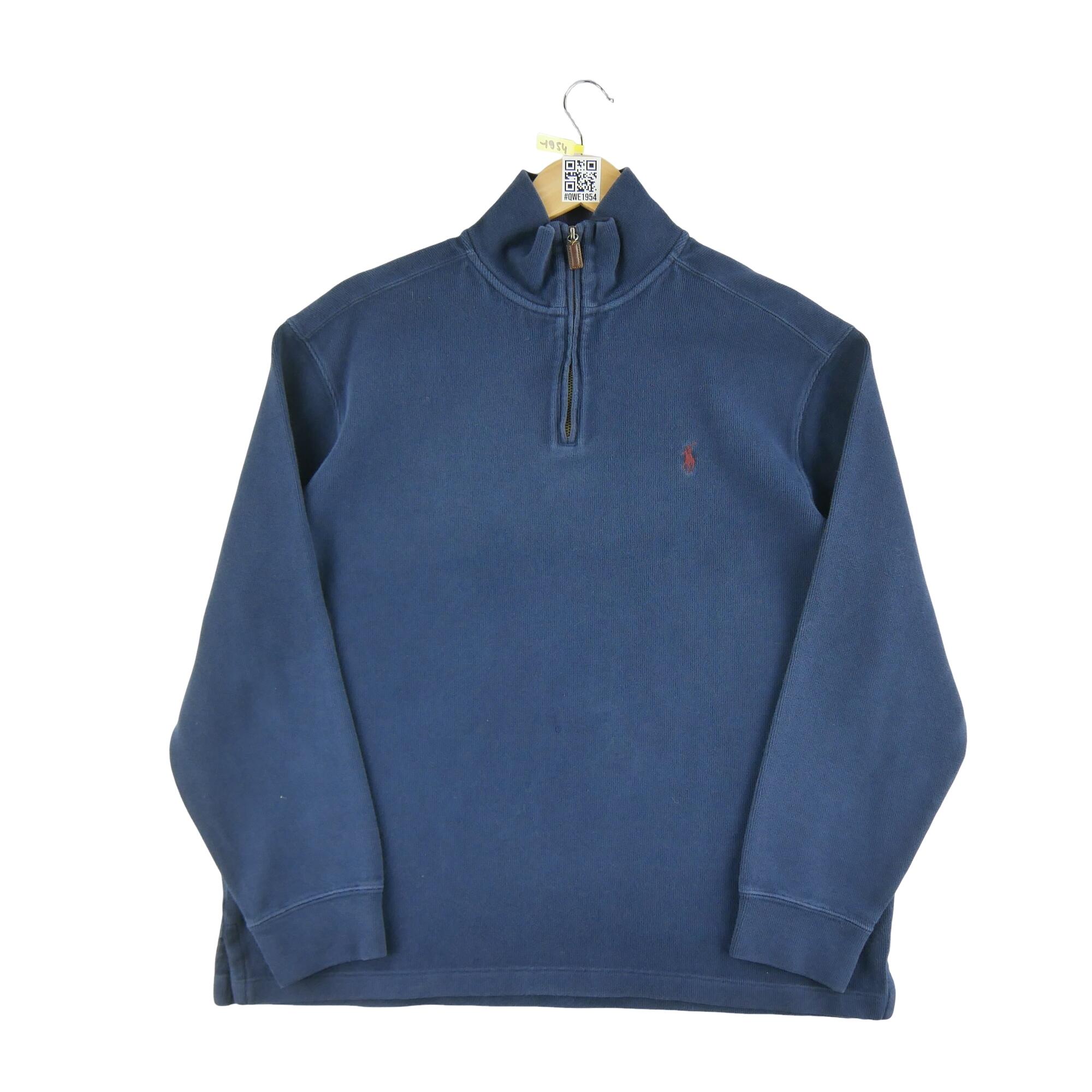 RALPH LAUREN Reconditionné - Pull Homme col camionneur quarter-zip - Bon État