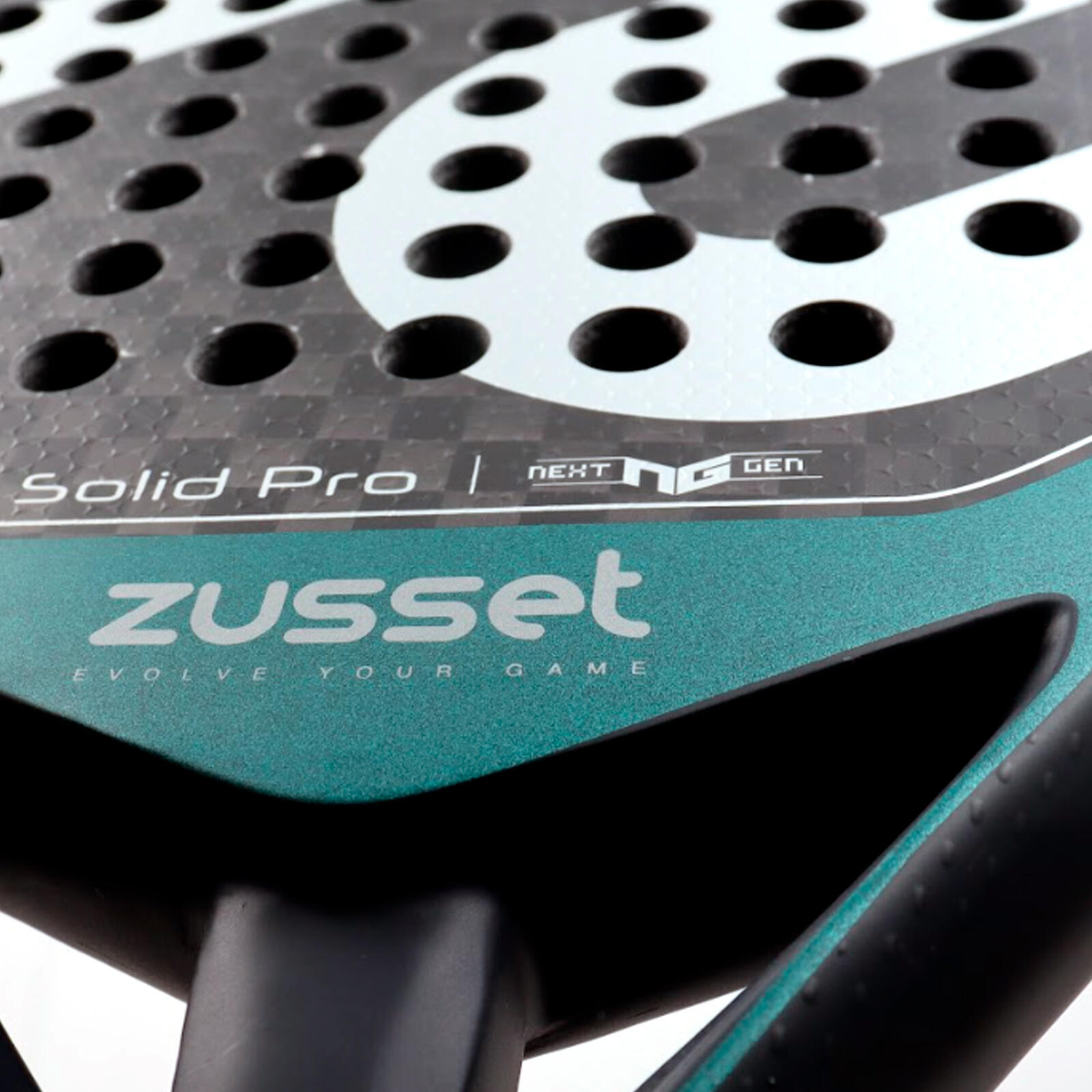 Raquete de Padel SOLID PRO 12K Carbon, Forma Redonda - Controle & Potência 3/7