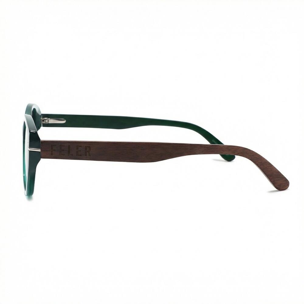Gafas de Sol de Madera Feler 2612-3 Unisex Talla 54 mm 3/6