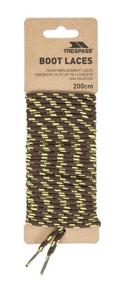 Trespass Runde Schnürsenkel 200 cm Braun