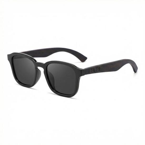 Lunettes de Soleil Feler 1510-1 Polarisées en Bois Unisexe 51 mm