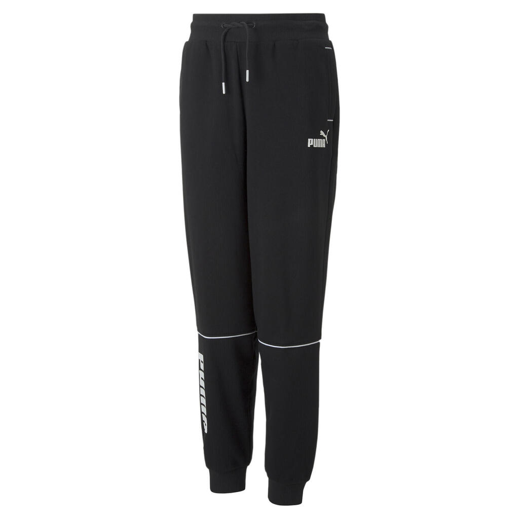 Puma Power Colorblock Kids Tracksuit Pants Black