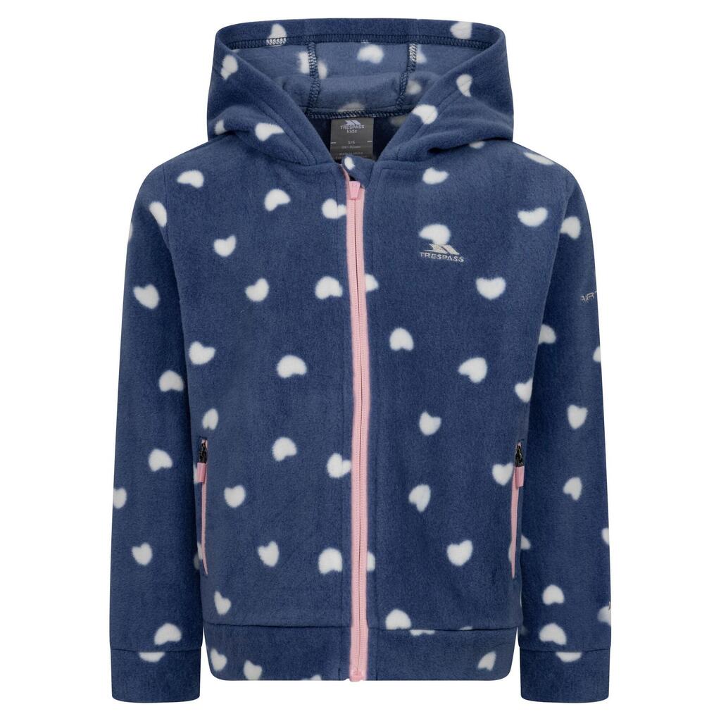 Girls Breigh Fleece Jacket (Bluestone)
