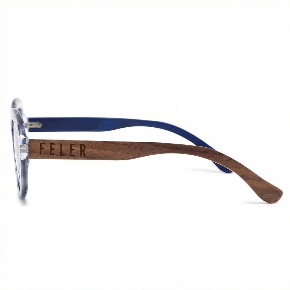 Occhiali da Sole Feler 1555-4 Polarizzati in Legno Unisex 62 mm 3/6